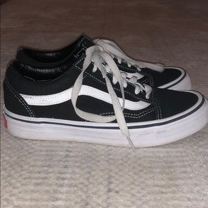 Vans Black and White Sneakers